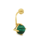 پیرسینگ ناف مالاکیت  N112