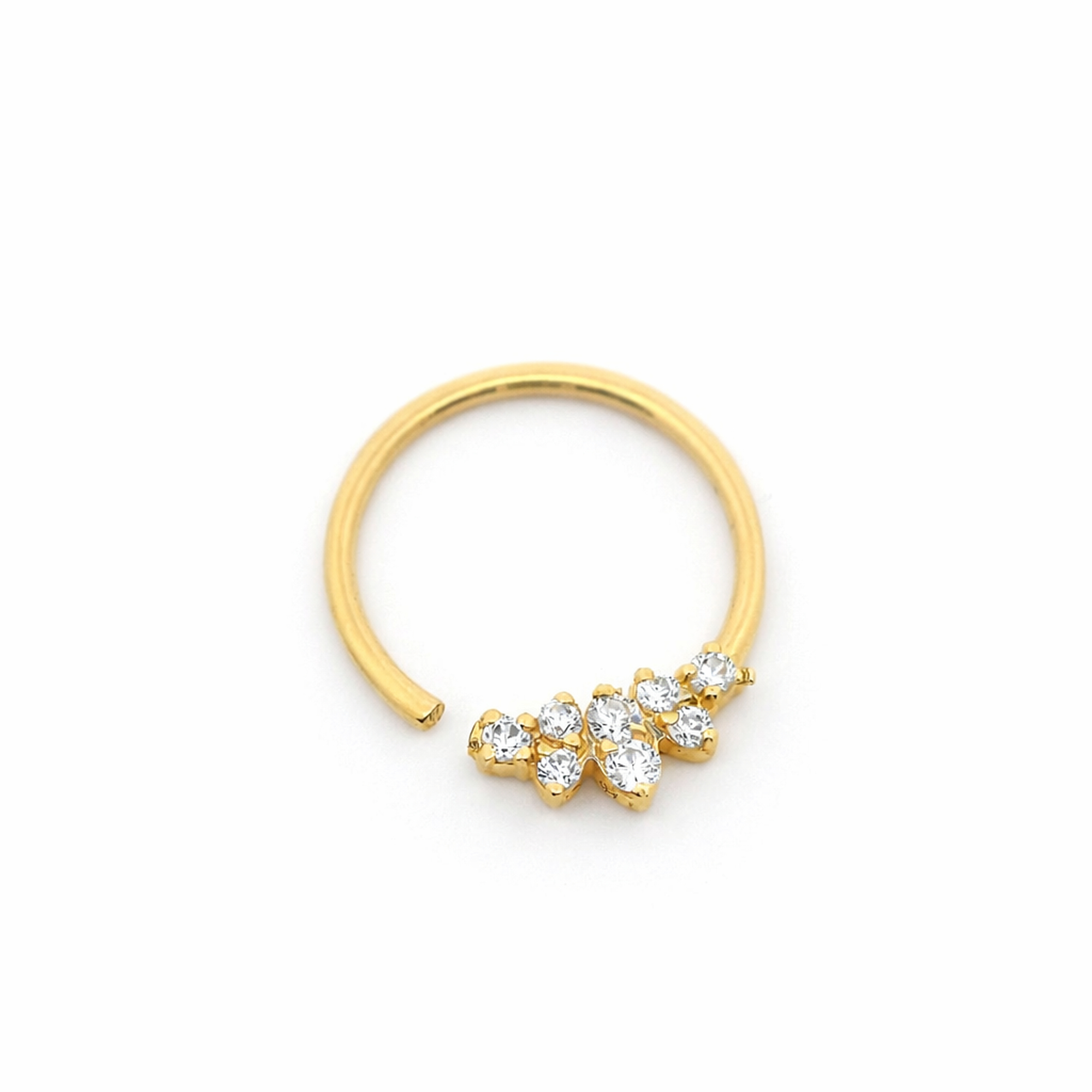 gold_earring_cluster_2000x2000 حلقه دیت پرنسس D-101 - Image 1