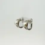 گوشواره نقره مروارید پراز 1035 - Image 3