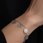 دستبند نقره سکه1113 - Image 2