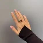 انگشتر نقره هندمید انوشکا 1149-4 - Image 2