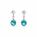 گوشواره نقره گرین درسا 1070