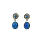گوشواره نقره اپال خورشید 1125-B - Image 4