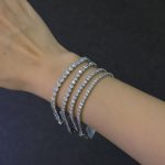 دستبند نقره تنیسی 1012 - Image 2