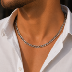 گردنبند نقره مردانه هرمس بزرگ 1084 - Image 2