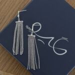 گوشواره نقره چین 1417 - Image 3