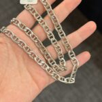 گردنبند نقره مردانه هرمس بزرگ 1084 - Image 3